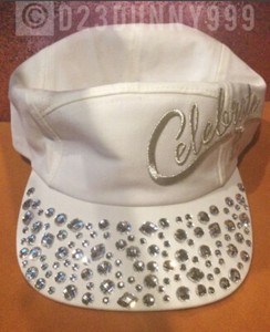 Disney Parks Disneyland 60th Diamond Anniversary “ CELEBRATE D “ Bling Hat