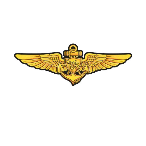 Naval Astronaut Badge Pilot Wings Sticker - Picture 1 of 3