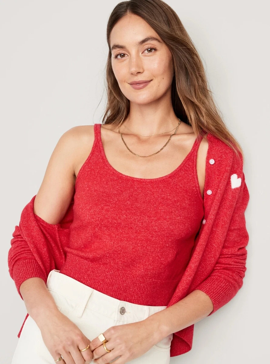 Old Navy Women s Cozy Cropped Sweater Tank Top Size XXL or 2X 30