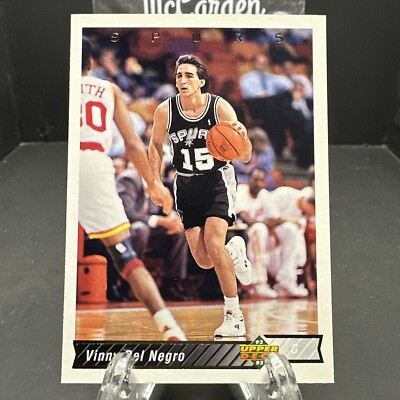 1992-93 Upper Deck Vinny Del Negro #333 San Antonio Spurs