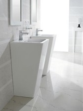 Bathroom Pedestal Sink - Bresica - Modern Bathroom Pedestal Sink