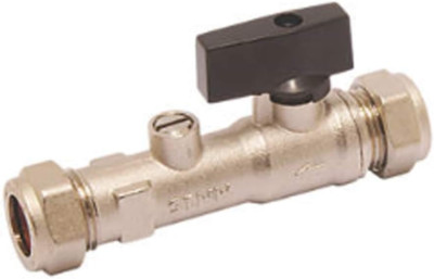 15Mm DZR Double Check Valve with Isolation Valve