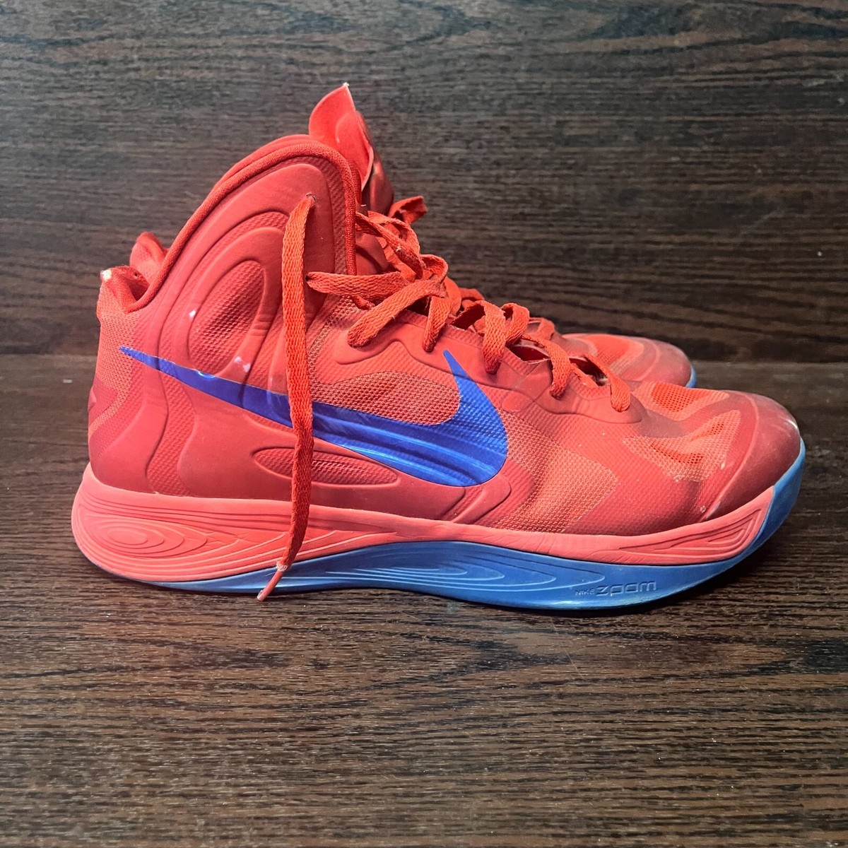 NIKE HYPERFUSE バスケットシューズ レッド Nike Zoom Hyperfuse 2013 525022-601 Men Shoe Size 11.5