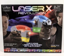 Laser X Revolution Micro Double Blasters Toy Laser Tag 200 ft Range Compact Size
