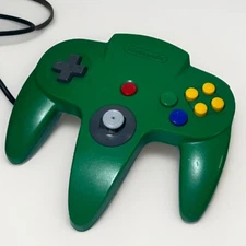 Original Nintendo 64 Controller - Green (N64) - Untested