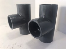1.25" PVC Sch 40 Tee - Lot of 2 GSR Brand 