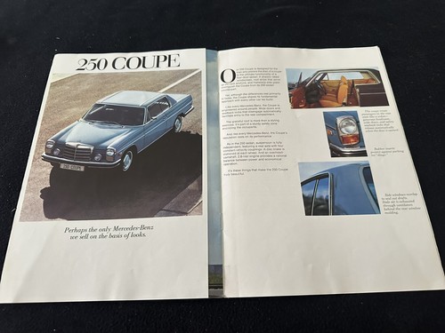 Mercedes Benz W114 W115 1972 catálogo 220 220D D 250 sedán 250C cupé folleto - Imagen 8 de 11