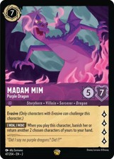 Madam Mim - Purple Dragon #208 Prices | Lorcana Rise of the