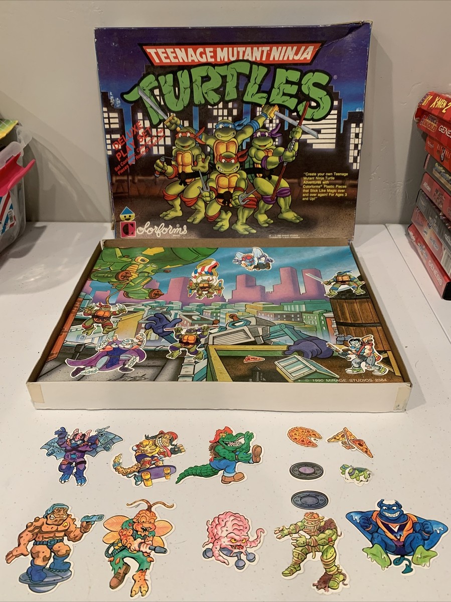 Vintage 1990 Teenage Mutant Ninja Turtles TMNT Deluxe