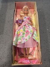 Mattel Vintage 1996 Avon Exclusive Spring Petals Barbie 2nd in Series New in Box