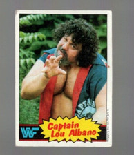 1985 Topps WWF CAPTAIN LOU ALBANO card #3 Very Good