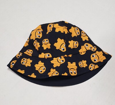 AMZL Amazon Logistics Associate Black Peccy Logo Wrap Bucket Hat NWOT HTF 