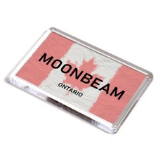 Listing image for FRIDGE MAGNET - Moonbeam - Ontario - Canada Flag