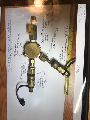 DIVING FULL-FACE MASK GAS SWITCH MANIFOLD