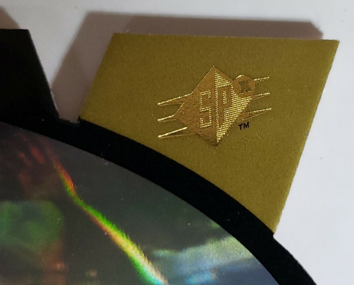 1997 UPPER DECK SPX ALLEN IVERSON RC #SPX35 HOLO GOLD DIE CUT  display picture 1
