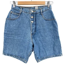 90s Y2K Gitano Denim Mom Short High Rise Vintage Cowgirl Retro Button Fly Sz 10