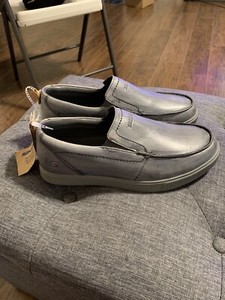 skechers classic fit air cooled memory foam mens slip on