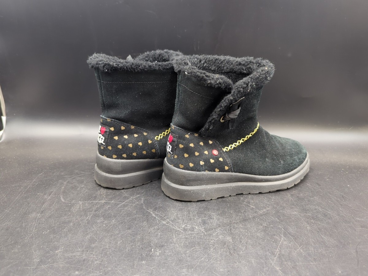 UGG Black Ankle Boots with Leather and Suede Design UGG Leather Lace-Up Boots - Black Boots, Shoes - WUUGG132413  main image 2