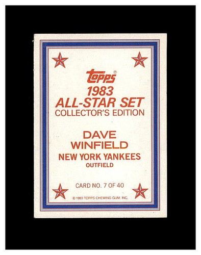 DAVE WINFIELD YOU PICK SEE EVERY CARD INSERTS HUGE SELECTION HUNDREDS ALL DAVE,S - Picture 49 of 257