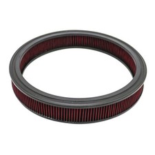 12 X 3.5 Inch Round Universal Air Cleaner Filter Washable Red Cotton