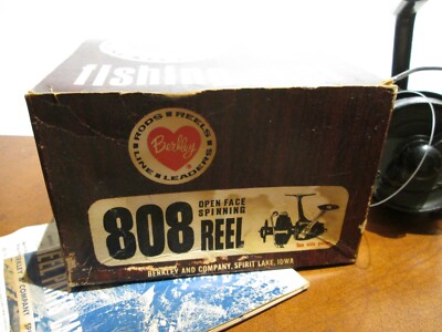 Vintage BERKLEY No. 808 Open Face Spinning Reel Works