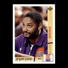 Joe Barry Carroll 1991-92 Upper Deck Milwaukee Bucks/Charlotte Hornets/New
