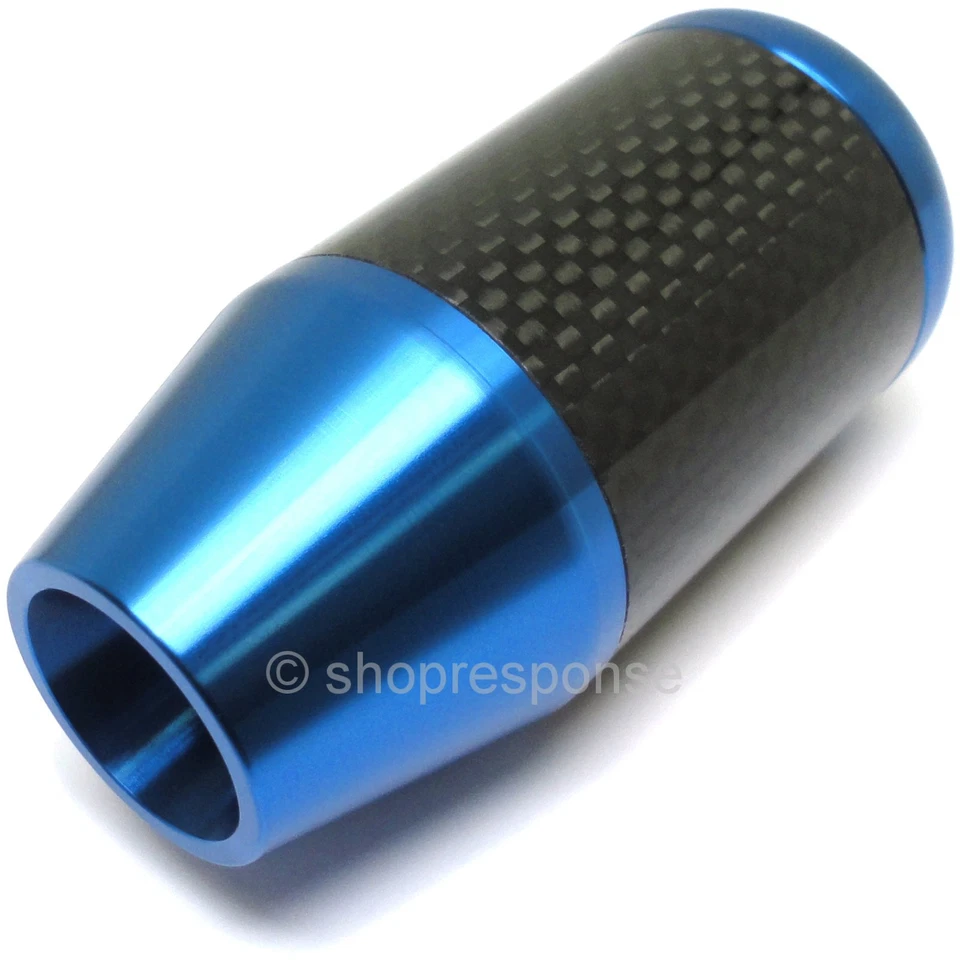 RAZO RA56 Azul Aluminio y Fibra de Carbono Perilla de Cambio Perilla de Engranaje 143g JAPÓN JDM Foto 2 de 3