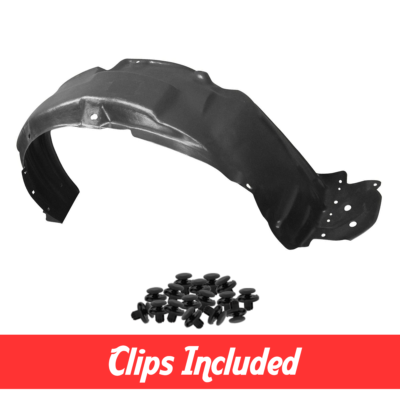Front Passenger Side Fender Liner w/ Clips For 2013-2018 Toyota