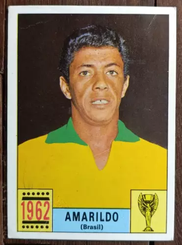 AMARILDO FIGURINA CALCIO EDIZIONE PANINI COLLEZIONE WORLD CUP MEXICO70