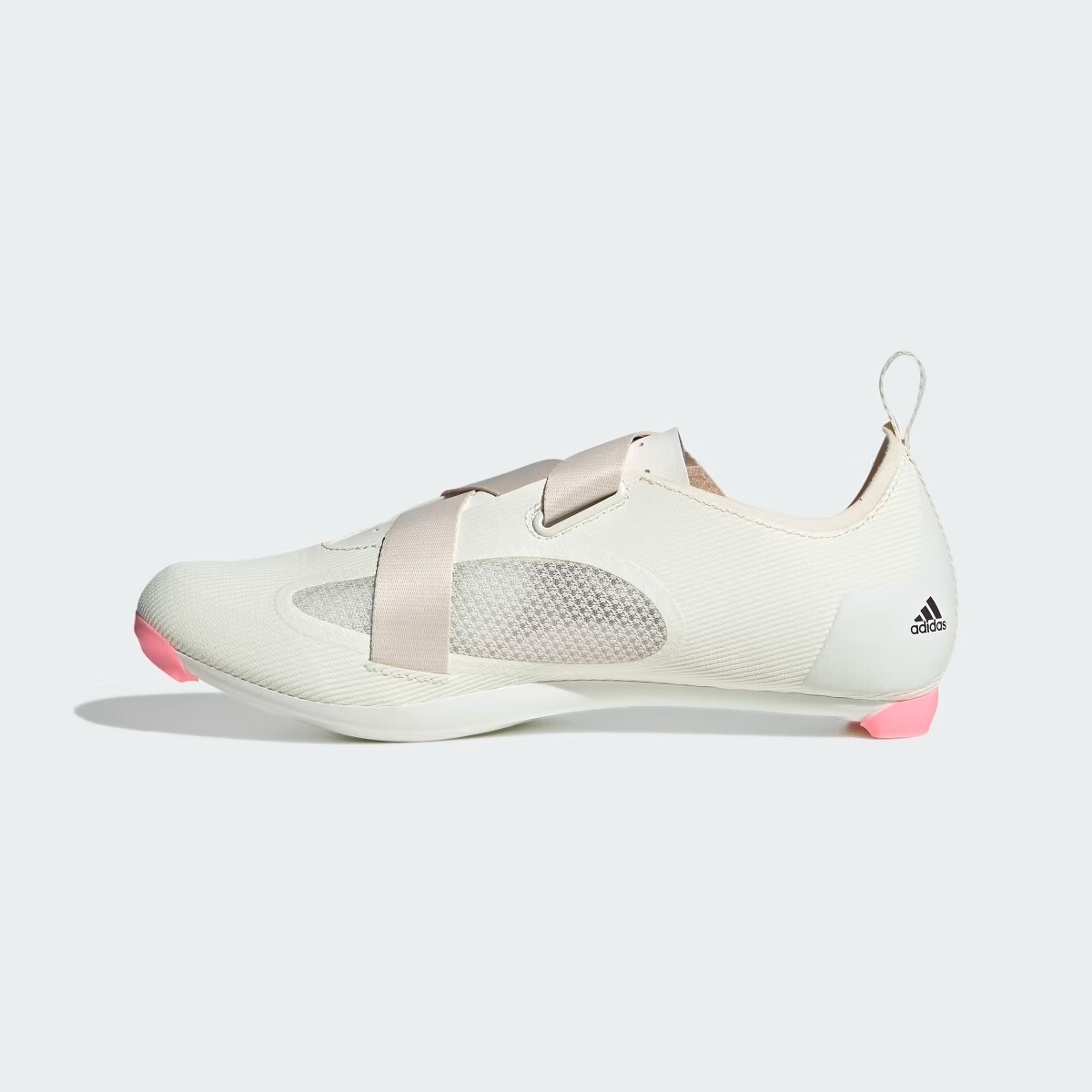 Adidas The Indoor Beige Cycling Cleats Shoes White Pink Mens 