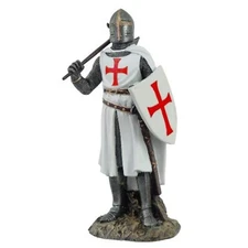 Pacific Giftware Crusader Knight in Full Shield and Sword Armor Collectible F...