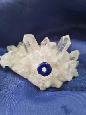 Lapis Lazuli Donut 12mm Edelstein Anhänger