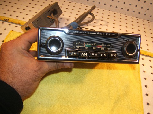 Mercedes Late W111,W109 Early R107 BECKER Europa GRAND prix STEREO 1 Radio & Amp - Bild 2 von 19