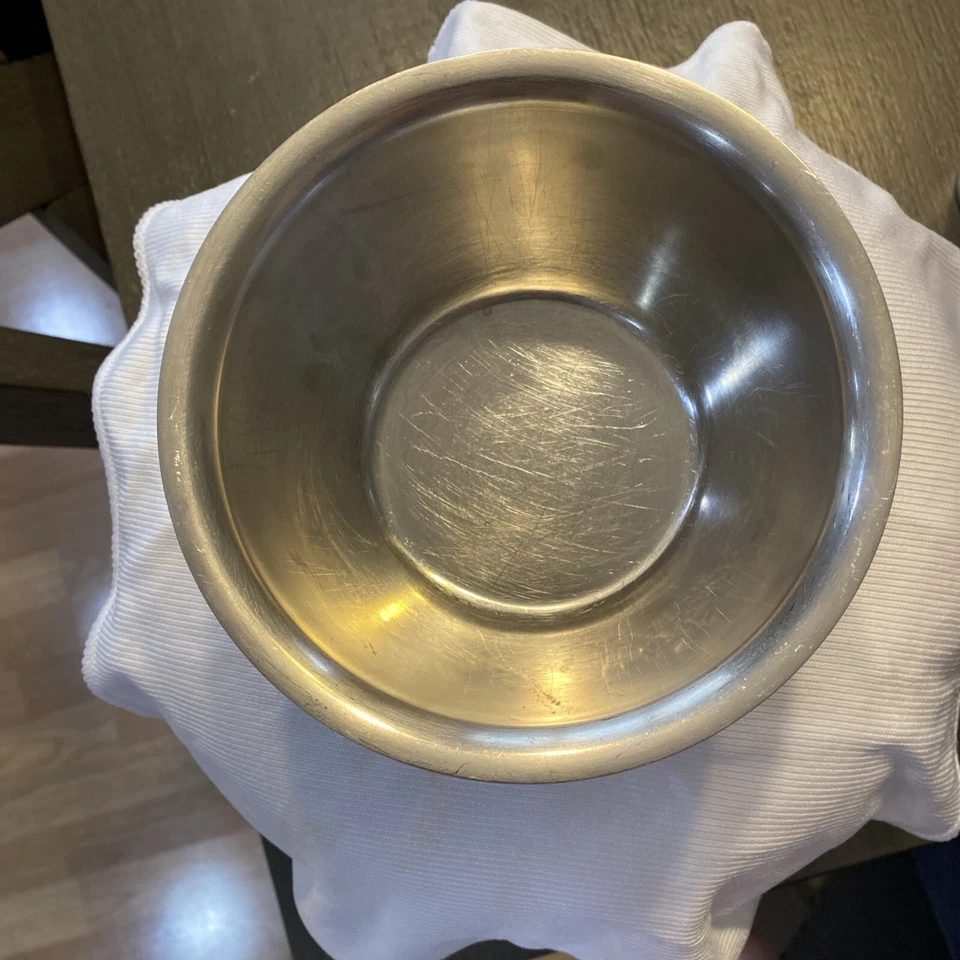 Serving dish, made in Denmark Stainless Steel 18/8 Gravy Sauce Bowl Saucer - Image 3 of 4