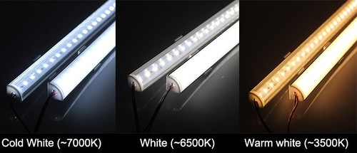 10pcs 50CM 12V 36led SMD5630/5730 Bar Hard LED Light V Shape Aluminum with Cover - Picture 7 of 10
