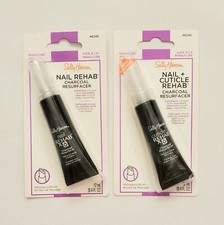 2x Sally Hansen Nail Cuticle Rehab Charcoal Resurfacer 46245 .4oz Ea, SEALED C4