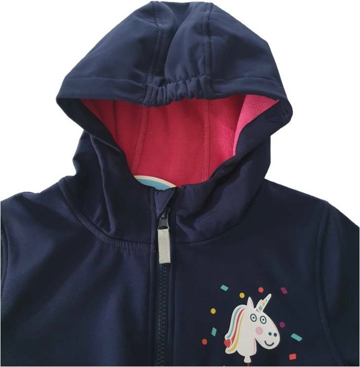 Peppa Pig Softshelljacke Funktionsjacke Jacke Mädchen Gr. 98-128 Gefüttert Kapuz - Bild 4 von 4