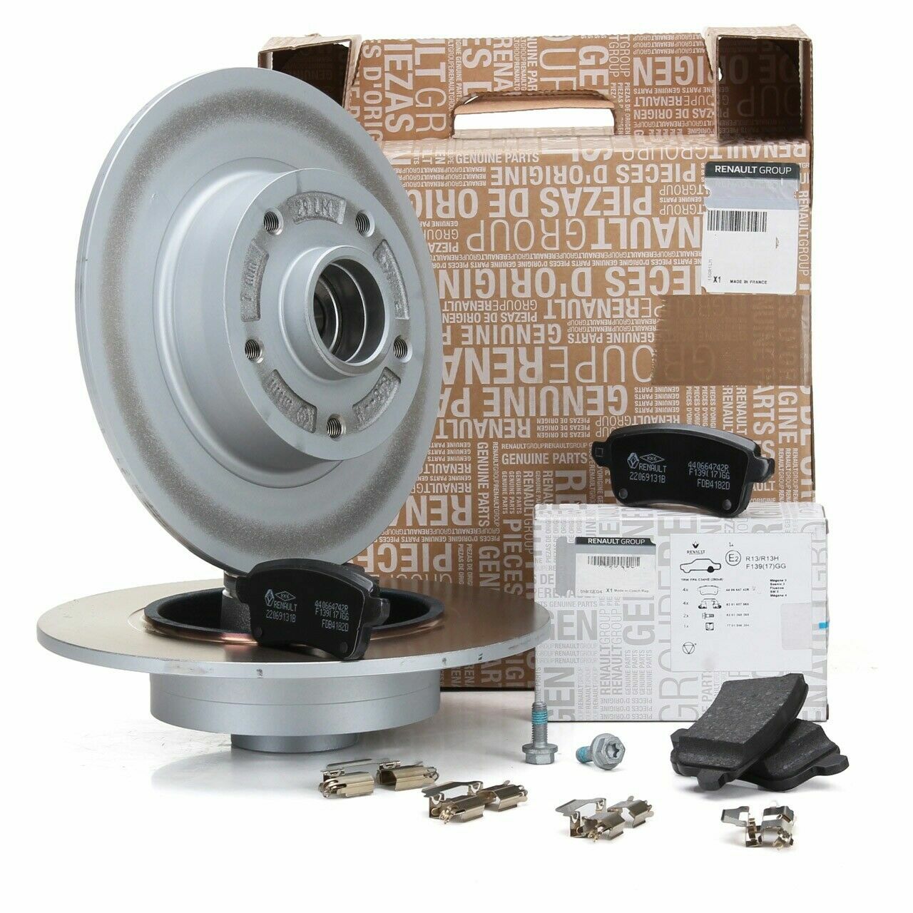 Plaquettes et disques de frein arrière d'origine Renault Megane 3 pour supprimer bruits et vibrations