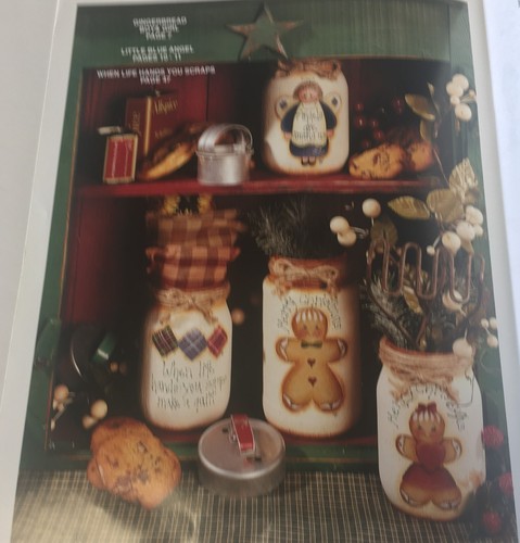 Painted Jars by Conny Hubbard, Painting Instruction/Pattern Book, Scheewe 454 - Picture 5 of 14