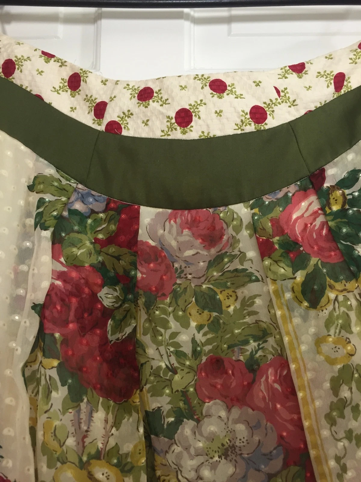 Splendido ABITO KENZO senza spalline vita floreale in seta taglia 44