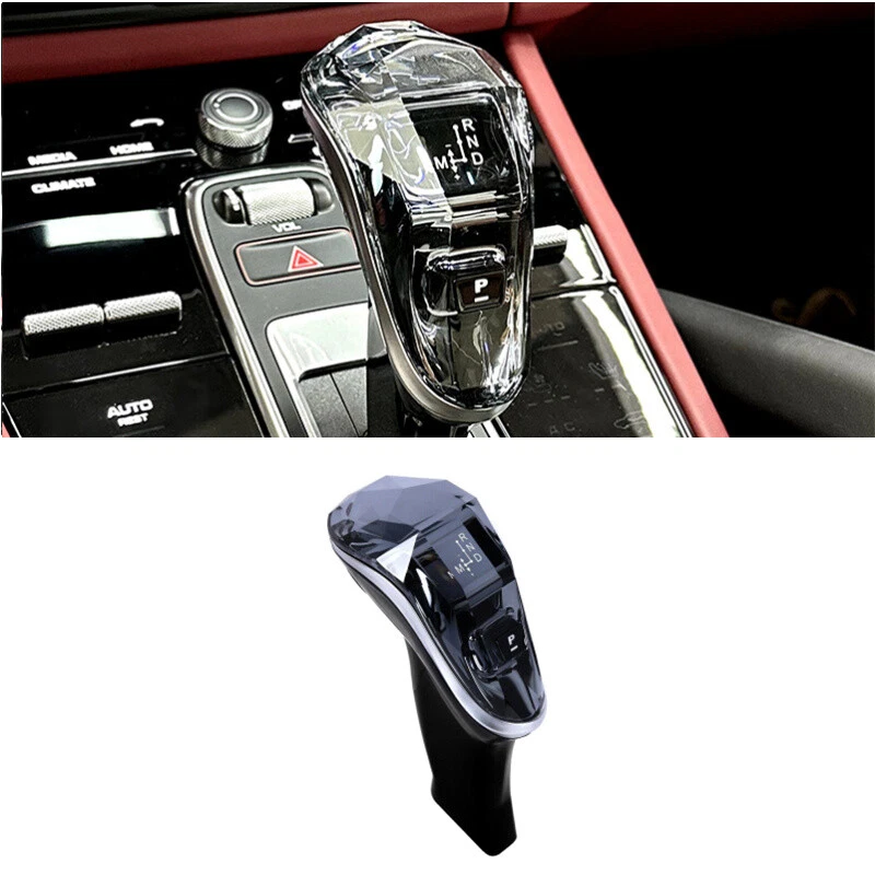 Actualización de repuesto de perilla de cambio de marchas de cristal para Porsche Cayenne EV 2018-2023 Foto 2 de 4