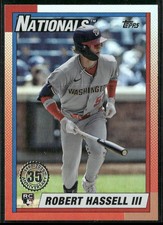 2025 Topps Update Robert Hassell III 1990 Topps Baseball 35th Anniversary