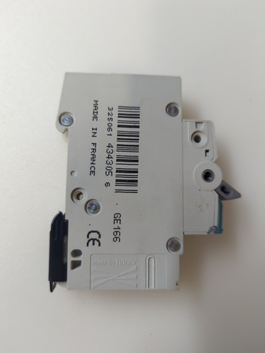 HAGER 20 AMP CURVE B 6kA MCB CIRCUIT BREAKER MTN120 434305 MTN B20 - Picture 5 of 6