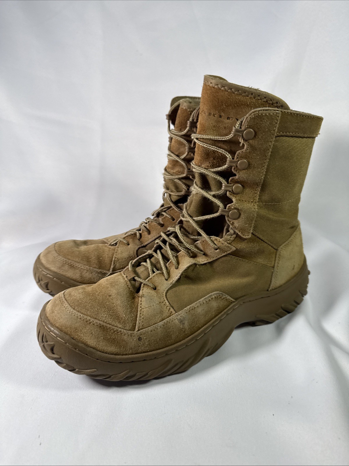 Oakley Mens Combat Boots Tan Coyote Size US 10 Read
