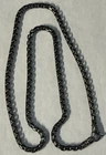 John Hardy JAI Black Sterling Silver Round Box Chain Necklace 24" Length 66.3g