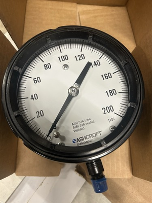 #ad Ashcroft Pressure Gauge NSF 200 PSI $60.00