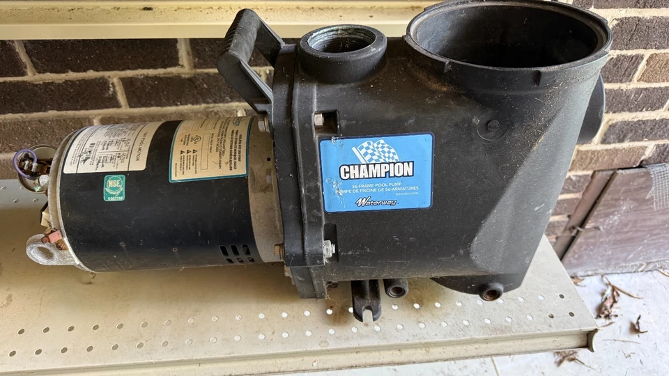Waterway Champion 56-Frame Pool Pump – 1081 Motor + Housing Assembly (315-1400) - Image 2 of 4