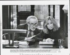 1987 Press Photo Richard Dreyfuss and Barbra Streisand in a scene from "Nuts"