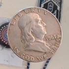 Franklin Half Dollar 1963-D Denver Silver 50C Business Strike Circulated Coin