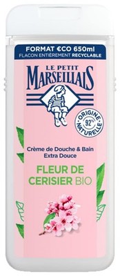Duschgel Le Petit Marseillais Kirschblüte Duft aus Frankreich 2x650ml Duschcreme